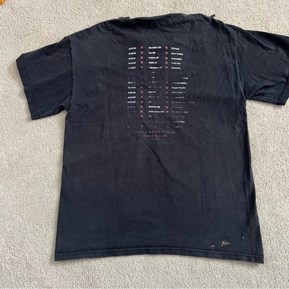 Vintage 2006 Bon Jovi Have a Nice Day Upcycled European Tour Tee Shirt in Black - Picture 3 of 10